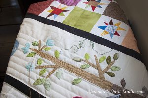 Cómo acolchar a mano tu colcha de patchwork