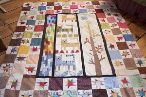Colcha de Patchwork con estrellas Maverick