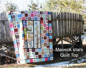 Colcha de Patchwork con estrellas Maverick