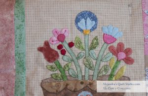 Mini quilt de primavera