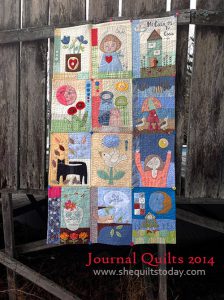 Journal Quilt 2014 colcha de patchwork