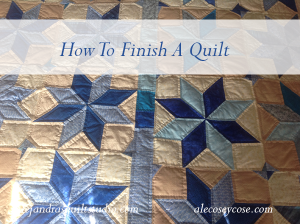 como terminar una colcha de patchwork