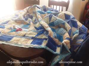 como terminar una colcha de patchwork