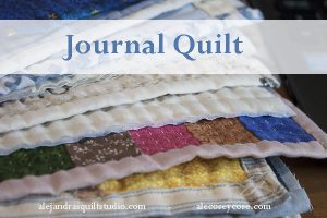 como hacer una journal quilt