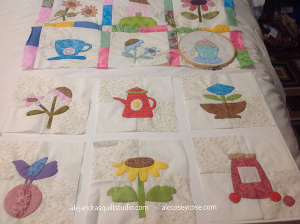 ABC colcha de patchwork para bebé
