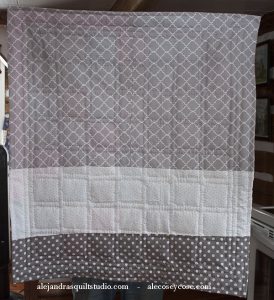 como hacer una colchita para bebe