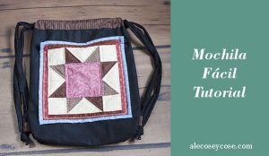 mochila fácil patchwork tutorial