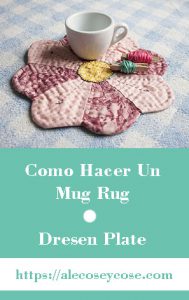 como hacer mug rug patwork