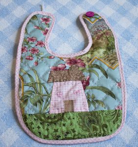 como hacer babero bebe diy patchwork
