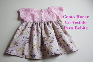 como hacer un vestido para bebé