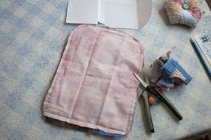 como hacer bolsita patchwork boro