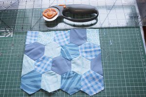 Mini Quilt Con Muñeco De Nieve