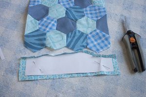 Mini Quilt Con Muñeco De Nieve