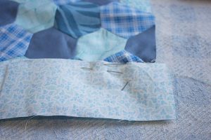 Mini Quilt Con Muñeco De Nieve