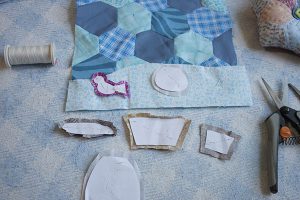Mini Quilt Con Muñeco De Nieve