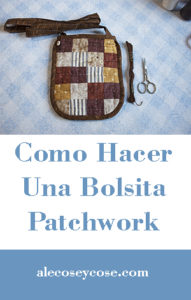 Como Hacer Una Bolsita Patchwork de cuadros