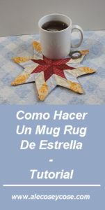 Cómo Hacer Un Mug Rug De Estrella - Tutorial