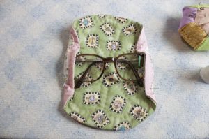funda para gafas patchwork