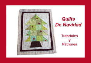Colcha de parches arbol de navidad