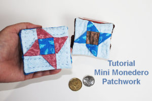 tutorial mini monedero patchwork