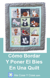 Cómo Bordar Y Poner El Bies En Una Quilt