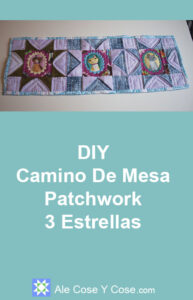 DIY Camino De Mesa Patchwork 3 Estrellas
