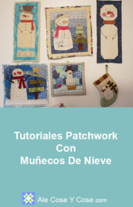 Tutoriales Patchwork Con Muneco De Nieve