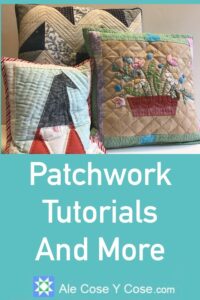 DIY Patchwork - Cojin Con Aplicaciones