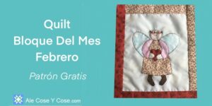 Quilt Bloque Del Mes Febrero