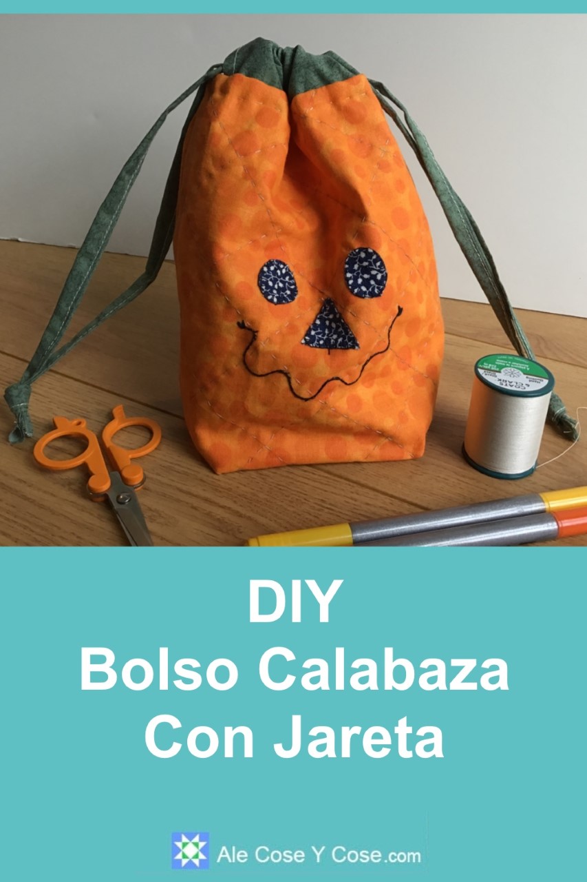 DIY Bolso Calabaza Con Jareta