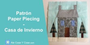 Casa Invierno Paper Piecing Pattern