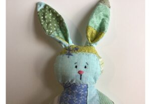 Muñeco Conejo Patchwork