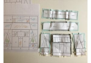Casa Invierno Paper Piecing Pattern