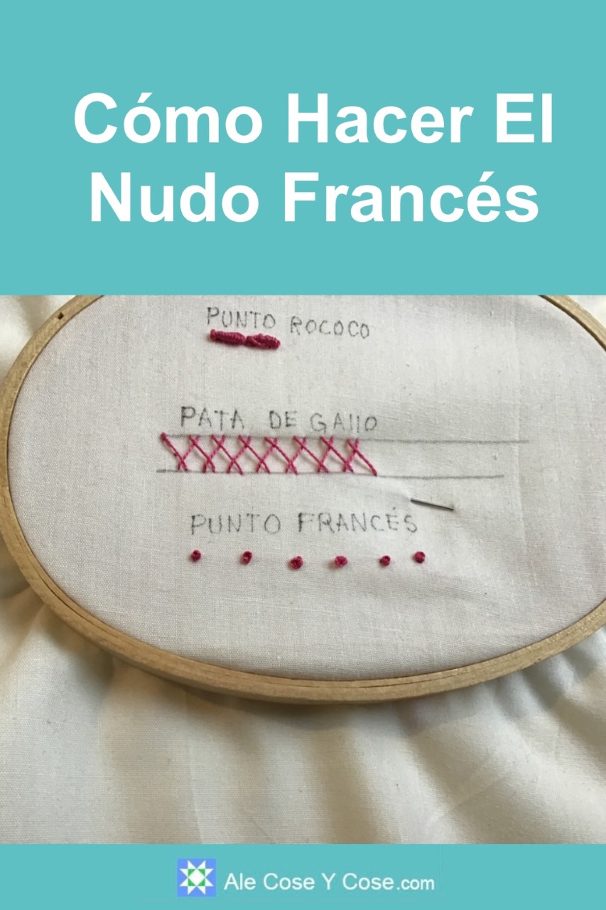 Bordado Basico: Nudo Frances