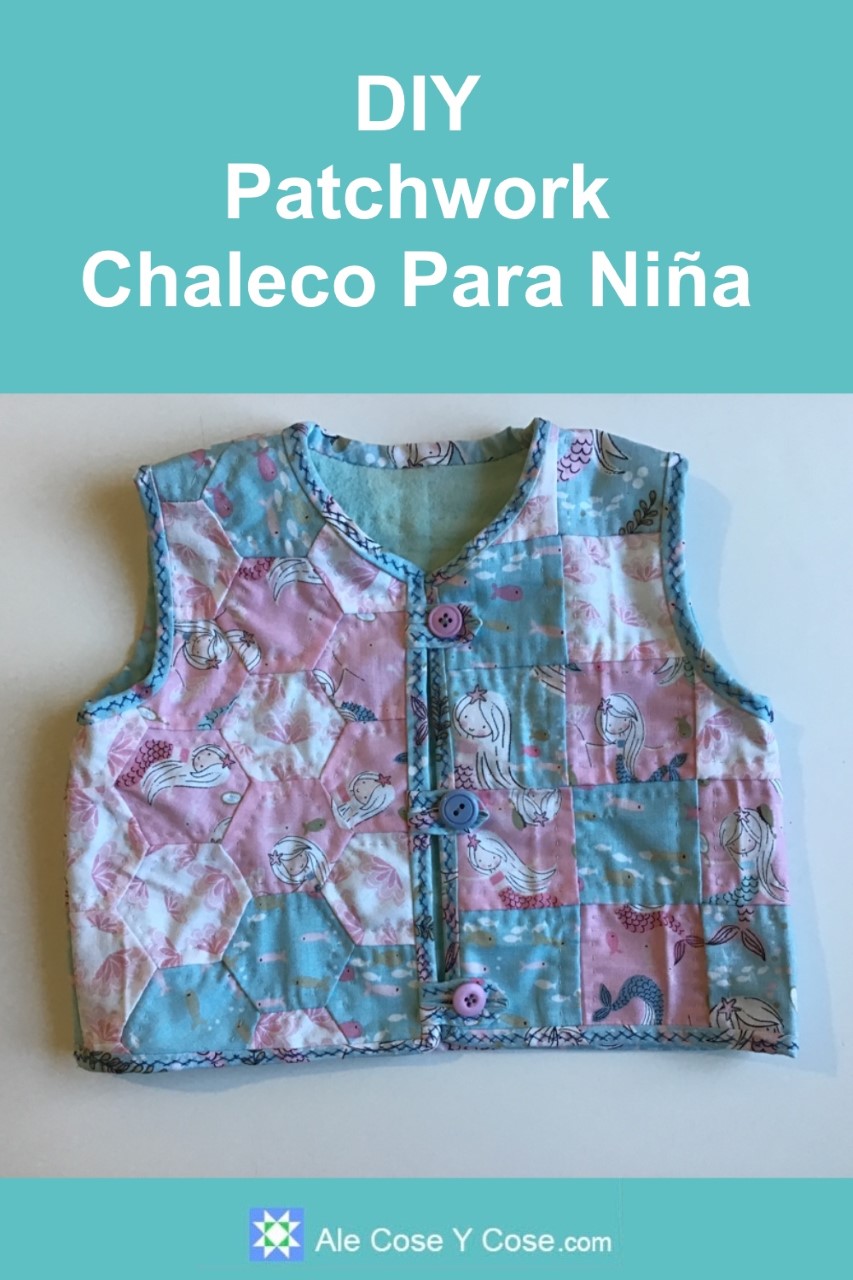 Chaleco Patchwork Para Nina