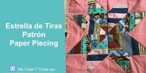 Estrella De Tiras Paper Piecing Pattern