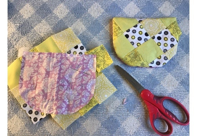 Monedero Gallina Patchwork