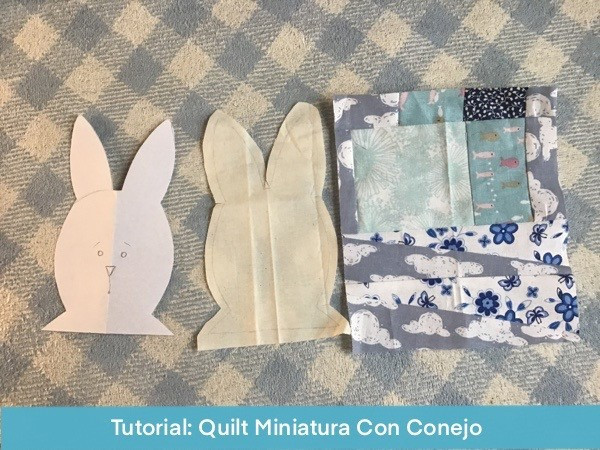 Quilt Miniatura Con Conejo