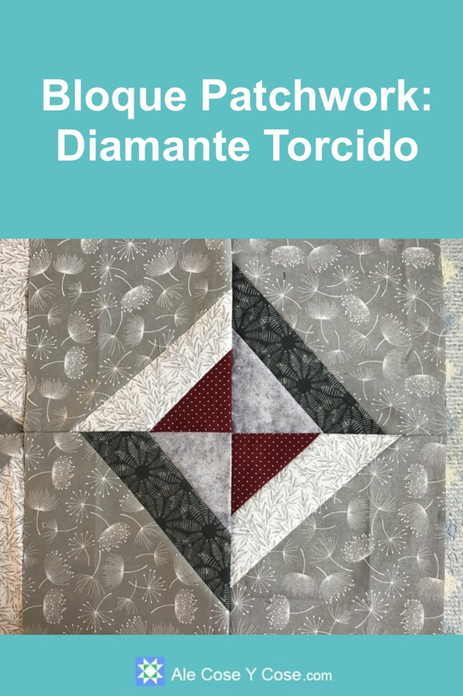 Bloque Patchwork Diamante Torcido