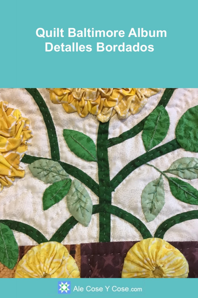 Quilt Baltimore Album Detalles Bordados