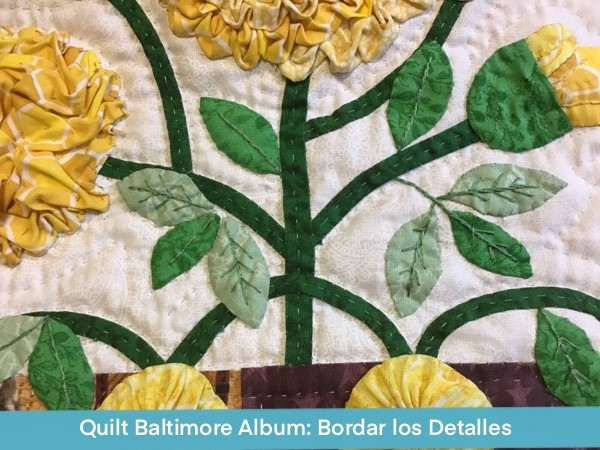 Quilt Baltimore Album Detalles Bordados