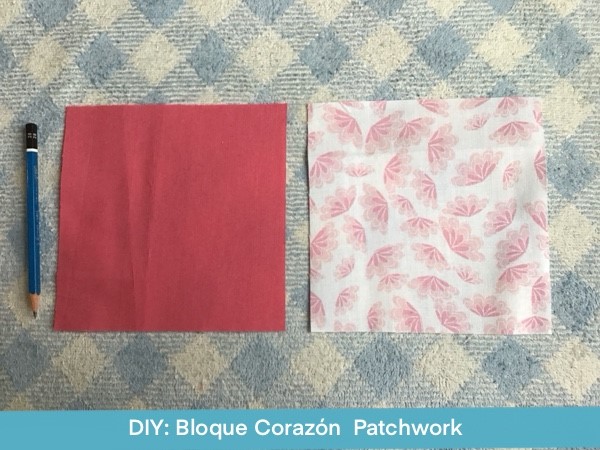 Bloque Corazon Patchwork