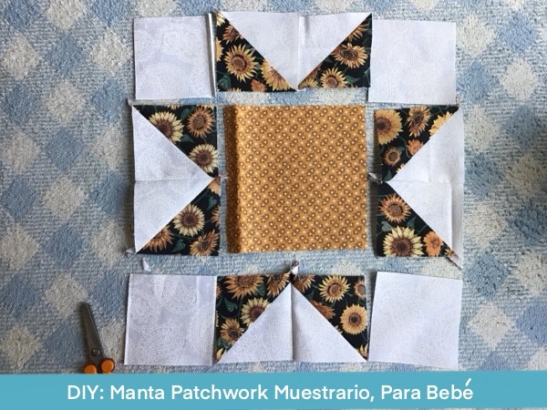 Manta Patchwork Muestrario Para Bebe