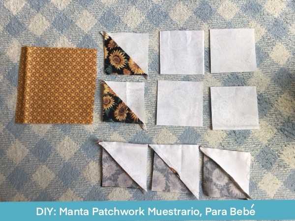 Manta Patchwork Muestrario Para Bebe