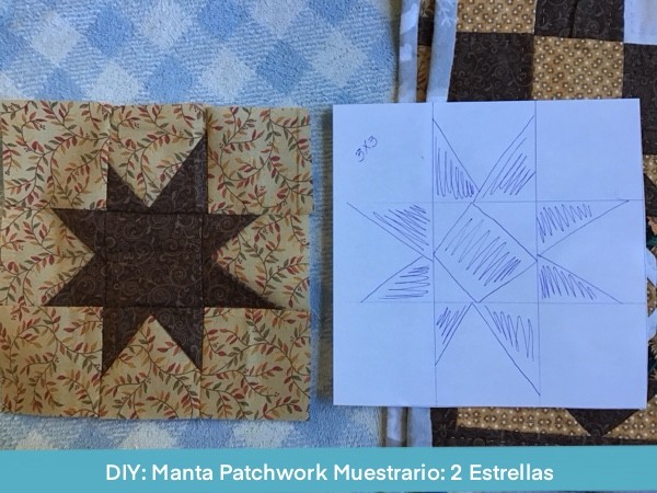 Manta Para Bebe 2 Estrellas Patchwork