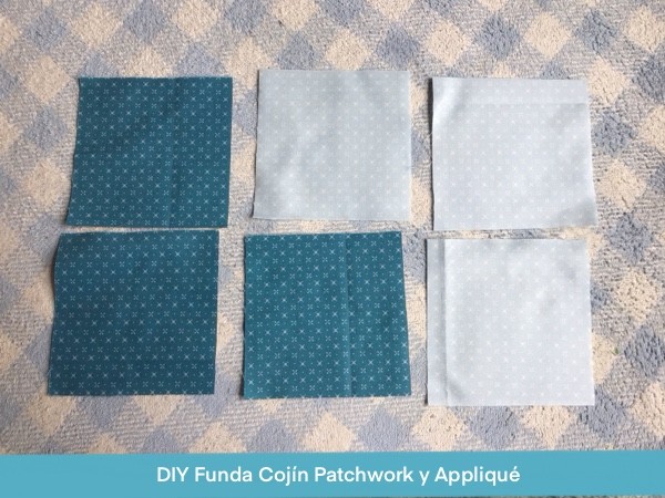 Cojin Patchwork Con Flores En Applique