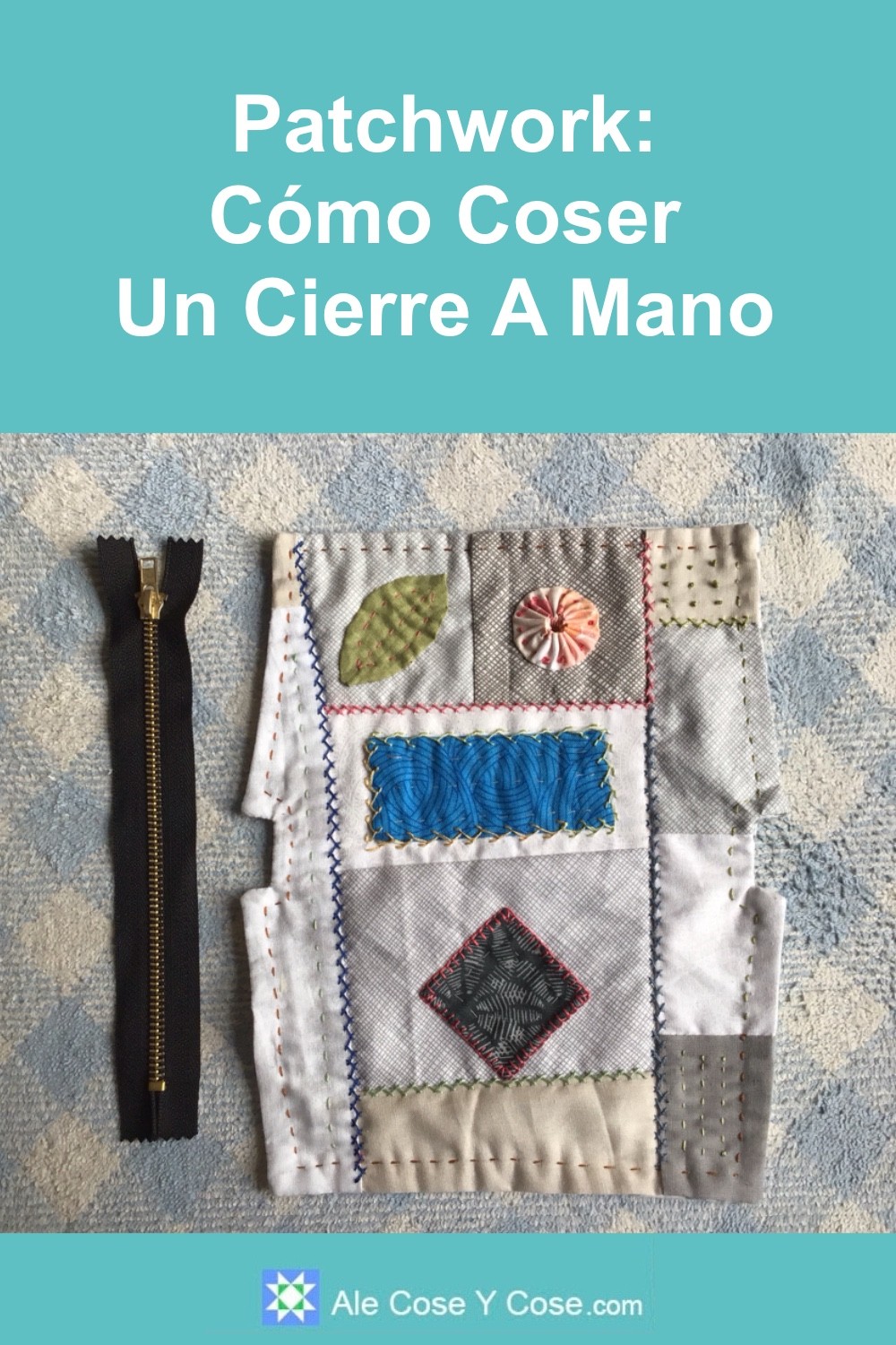 Como Coser Un Cierre A Mano