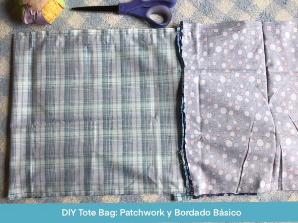 Tote Bag Patchwork Bordado Basico