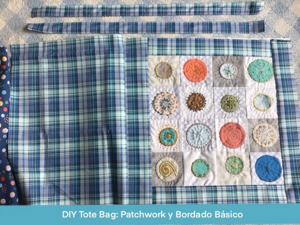 Tote Bag Patchwork Bordado Basico