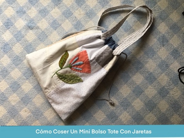 Mini Bolso Tote Con Jaretas